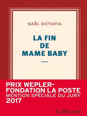 cover image of La fin de Mame Baby